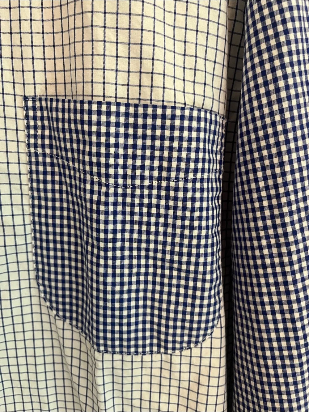 NWT J. Crew Secret Wash Stripe & Gingham Button-Down Slim Fit Organic Shirt